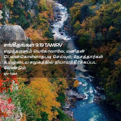 Picture 02 - சங்கீதங்கள் 9:19 TAMIRV - எழுந்தருளும் - Bible Verse Picture