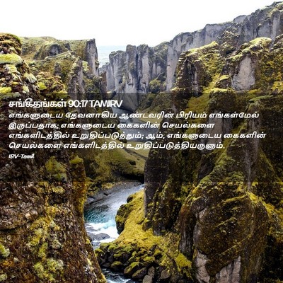 Picture 02 - சங்கீதங்கள் 90:17 TAMIRV - எங்களுடைய - Bible Verse Picture