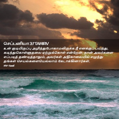 Picture 02 - செப்பனியா 3:7 TAMIRV - உன் குடியிருப்பு - Bible Verse Picture