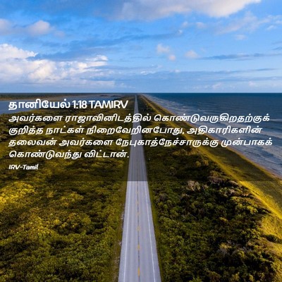 Picture 02 - தானியேல் 1:18 TAMIRV - அவர்களை - Bible Verse Picture