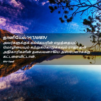 Picture 02 - தானியேல் 1:4 TAMIRV - அவர்களுக்குக் - Bible Verse Picture