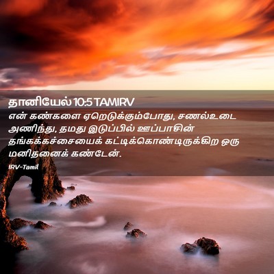 Picture 02 - தானியேல் 10:5 TAMIRV - என் கண்களை - Bible Verse Picture