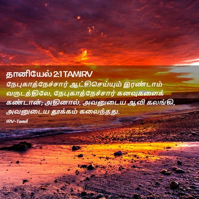 Picture 02 - தானியேல் 2:1 TAMIRV - நேபுகாத்நேச்சார் - Bible Verse Picture
