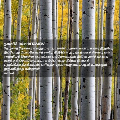 Picture 02 - தானியேல் 4:18 TAMIRV - நேபுகாத்நேச்சார் - Bible Verse Picture
