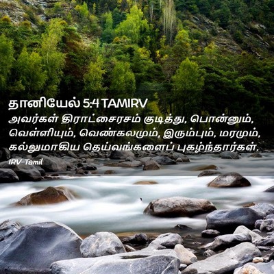Picture 02 - தானியேல் 5:4 TAMIRV - அவர்கள் - Bible Verse Picture