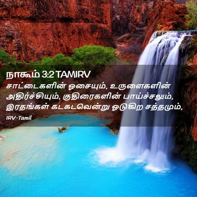 Picture 02 - நாகூம் 3:2 TAMIRV - சாட்டைகளின் - Bible Verse Picture