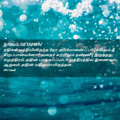 Picture 02 - நாகூம் 3:8 TAMIRV - நதிகள் - Bible Verse Picture