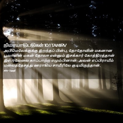 Picture 02 - நியாயாதிபதிகள் 10:1 TAMIRV - அபிமெலேக்குக்கு - Bible Verse Picture