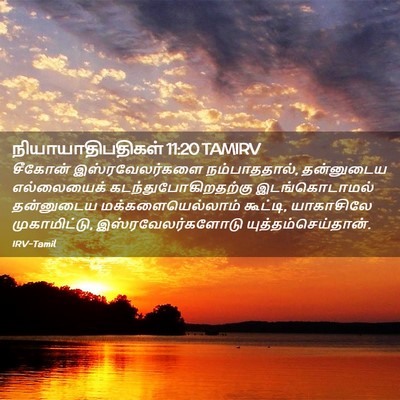Picture 02 - நியாயாதிபதிகள் 11:20 TAMIRV - சீகோன் - Bible Verse Picture
