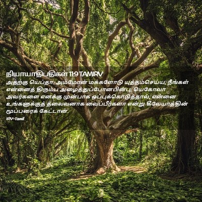 Picture 02 - நியாயாதிபதிகள் 11:9 TAMIRV - அதற்கு யெப்தா: - Bible Verse Picture