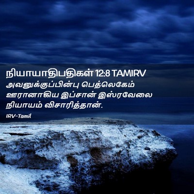 Picture 02 - நியாயாதிபதிகள் 12:8 TAMIRV - அவனுக்குப்பின்பு - Bible Verse Picture