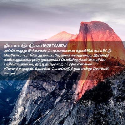 Picture 02 - நியாயாதிபதிகள் 16:28 TAMIRV - அப்பொழுது - Bible Verse Picture