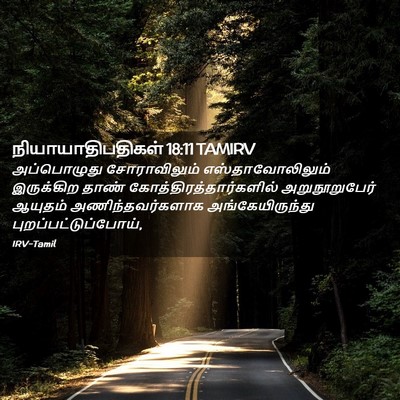 Picture 02 - நியாயாதிபதிகள் 18:11 TAMIRV - அப்பொழுது - Bible Verse Picture