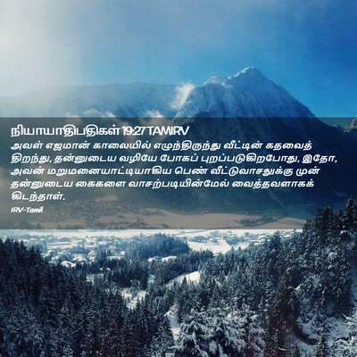 Picture 02 - நியாயாதிபதிகள் 19:27 TAMIRV - அவள் எஜமான் - Bible Verse Picture