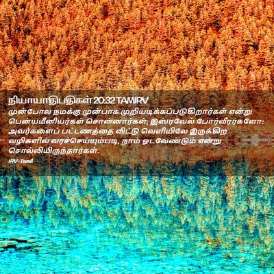 Picture 02 - நியாயாதிபதிகள் 20:32 TAMIRV - முன்போல நமக்கு - Bible Verse Picture