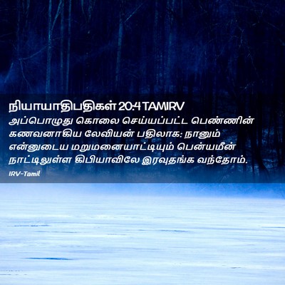 Picture 02 - நியாயாதிபதிகள் 20:4 TAMIRV - அப்பொழுது கொலை - Bible Verse Picture
