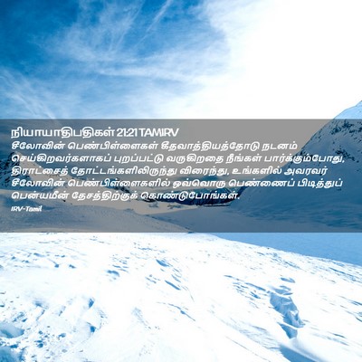 Picture 02 - நியாயாதிபதிகள் 21:21 TAMIRV - சீலோவின் - Bible Verse Picture