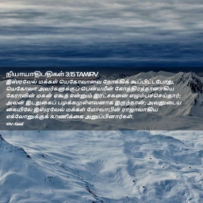 Picture 02 - நியாயாதிபதிகள் 3:15 TAMIRV - இஸ்ரவேல் மக்கள் - Bible Verse Picture