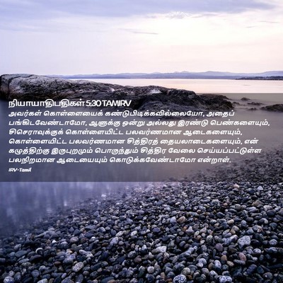 Picture 02 - நியாயாதிபதிகள் 5:30 TAMIRV - அவர்கள் - Bible Verse Picture