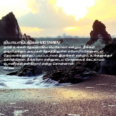 Picture 02 - நியாயாதிபதிகள் 6:10 TAMIRV - நான் உங்கள் - Bible Verse Picture