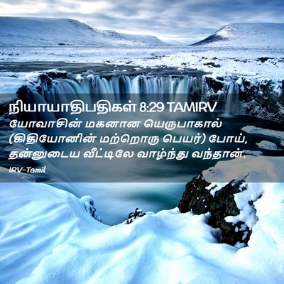 Picture 02 - நியாயாதிபதிகள் 8:29 TAMIRV - யோவாசின் மகனான - Bible Verse Picture
