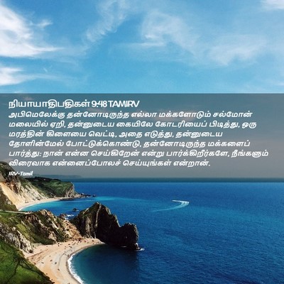 Picture 02 - நியாயாதிபதிகள் 9:48 TAMIRV - அபிமெலேக்கு - Bible Verse Picture