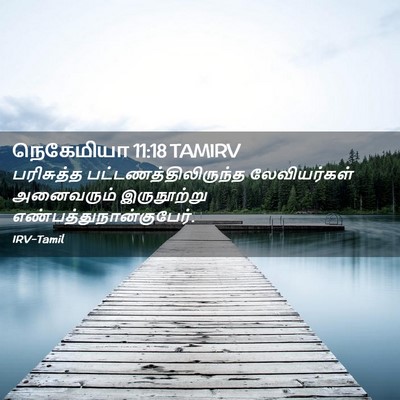 Picture 02 - நெகேமியா 11:18 TAMIRV - பரிசுத்த - Bible Verse Picture