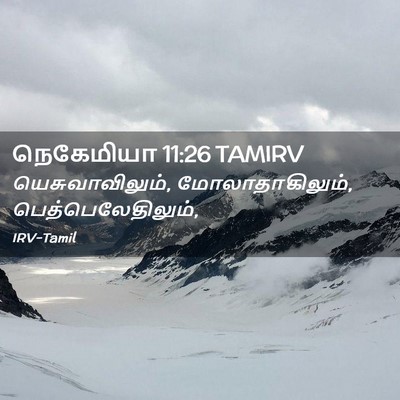 Picture 02 - நெகேமியா 11:26 TAMIRV - யெசுவாவிலும், - Bible Verse Picture