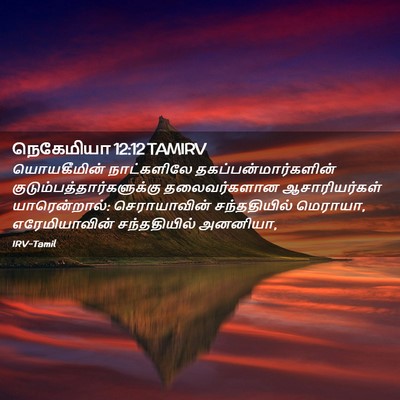 Picture 02 - நெகேமியா 12:12 TAMIRV - யொயகீமின் - Bible Verse Picture