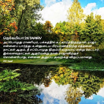 Picture 02 - நெகேமியா 2:6 TAMIRV - அப்பொழுது - Bible Verse Picture