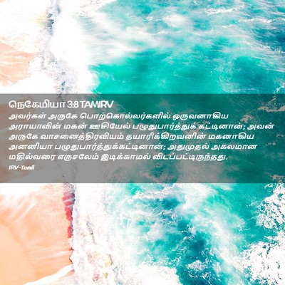 Picture 02 - நெகேமியா 3:8 TAMIRV - அவர்கள் அருகே - Bible Verse Picture
