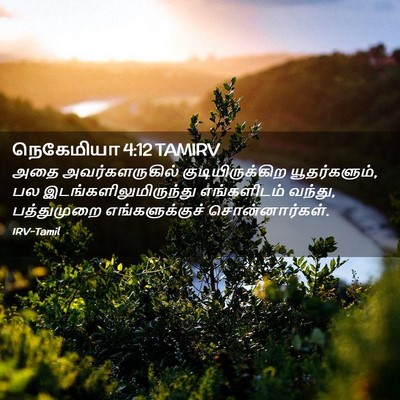 Picture 02 - நெகேமியா 4:12 TAMIRV - அதை அவர்களருகில் - Bible Verse Picture