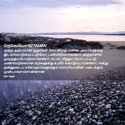 Picture 02 - நெகேமியா 4:2 TAMIRV - அந்த அற்பமான - Bible Verse Picture