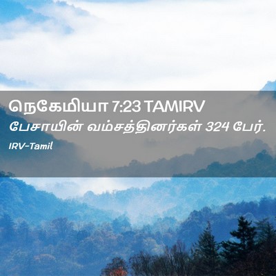 Picture 02 - நெகேமியா 7:23 TAMIRV - பேசாயின் - Bible Verse Picture