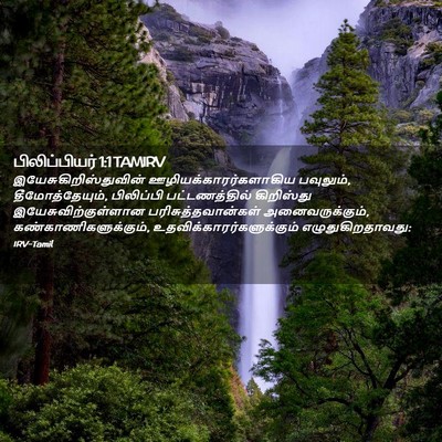 Picture 02 - பிலிப்பியர் 1:1 TAMIRV -  - Bible Verse Picture