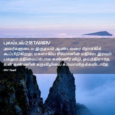 Picture 02 - புலம்பல் 2:18 TAMIRV - அவர்களுடைய - Bible Verse Picture