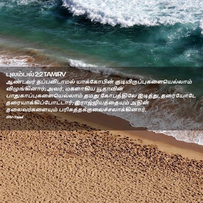 Picture 02 - புலம்பல் 2:2 TAMIRV - ஆண்டவர் - Bible Verse Picture
