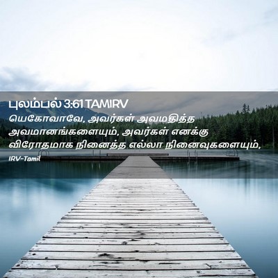 Picture 02 - புலம்பல் 3:61 TAMIRV - யெகோவாவே, அவர்கள் - Bible Verse Picture