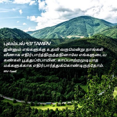 Picture 02 - புலம்பல் 4:17 TAMIRV - இன்னும் - Bible Verse Picture