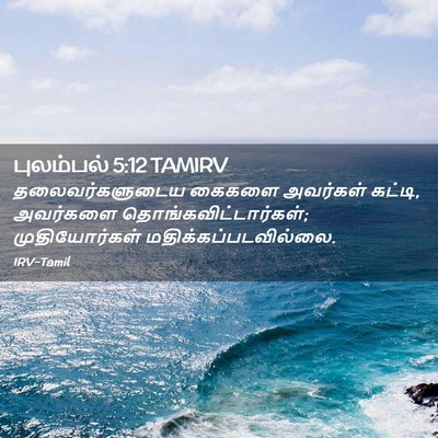 Picture 02 - புலம்பல் 5:12 TAMIRV - தலைவர்களுடைய - Bible Verse Picture