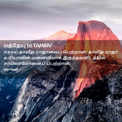 Picture 02 - மத்தேயு 1:6 TAMIRV - ஈசாய் தாவீது - Bible Verse Picture