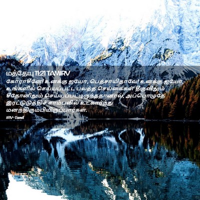 Picture 02 - மத்தேயு 11:21 TAMIRV - கோராசீனே! உனக்கு - Bible Verse Picture