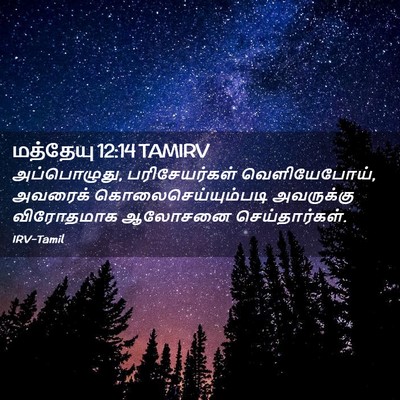Picture 02 - மத்தேயு 12:14 TAMIRV - அப்பொழுது, - Bible Verse Picture