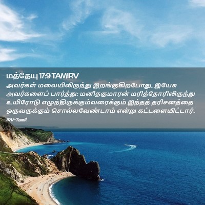 Picture 02 - மத்தேயு 17:9 TAMIRV - அவர்கள் - Bible Verse Picture