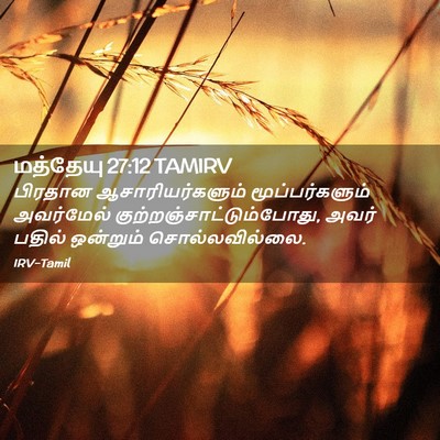 Picture 02 - மத்தேயு 27:12 TAMIRV - பிரதான - Bible Verse Picture