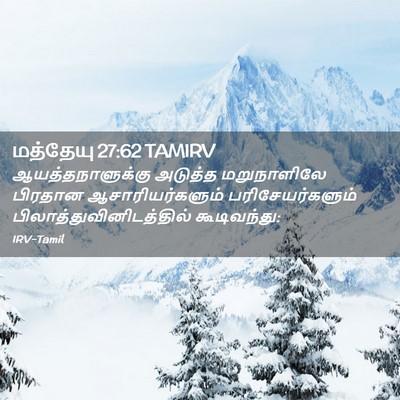 Picture 02 - மத்தேயு 27:62 TAMIRV - ஆயத்தநாளுக்கு - Bible Verse Picture
