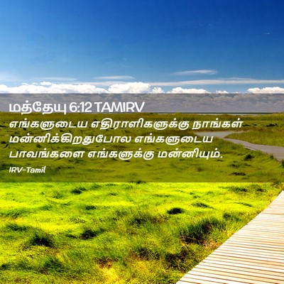 Picture 02 - மத்தேயு 6:12 TAMIRV - எங்களுடைய - Bible Verse Picture