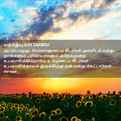 Picture 02 - மத்தேயு 9:14 TAMIRV - அப்பொழுது, - Bible Verse Picture
