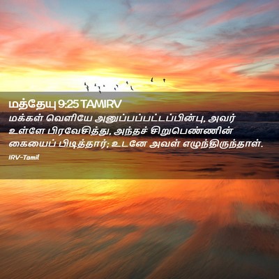 Picture 02 - மத்தேயு 9:25 TAMIRV - மக்கள் வெளியே - Bible Verse Picture