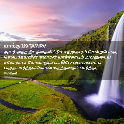 Picture 02 - மாற்கு 1:19 TAMIRV - அவர் அந்த - Bible Verse Picture